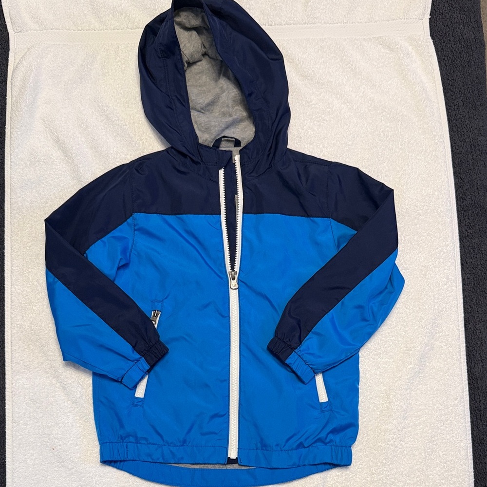 GAP Kids Two-Tone Blue Raincoat